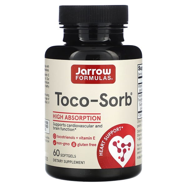 Витамин Е Jarrow Formulas Toco-Sorb 60 капс (Жарров Витамин Е-400 60 капс)