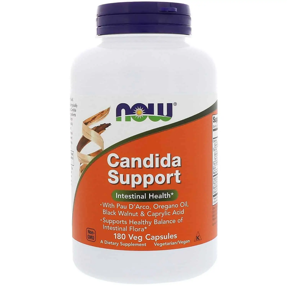 Женское здоровье NOW Candida Support 180 капс (Нау Кандида Поддержка 180 капс)