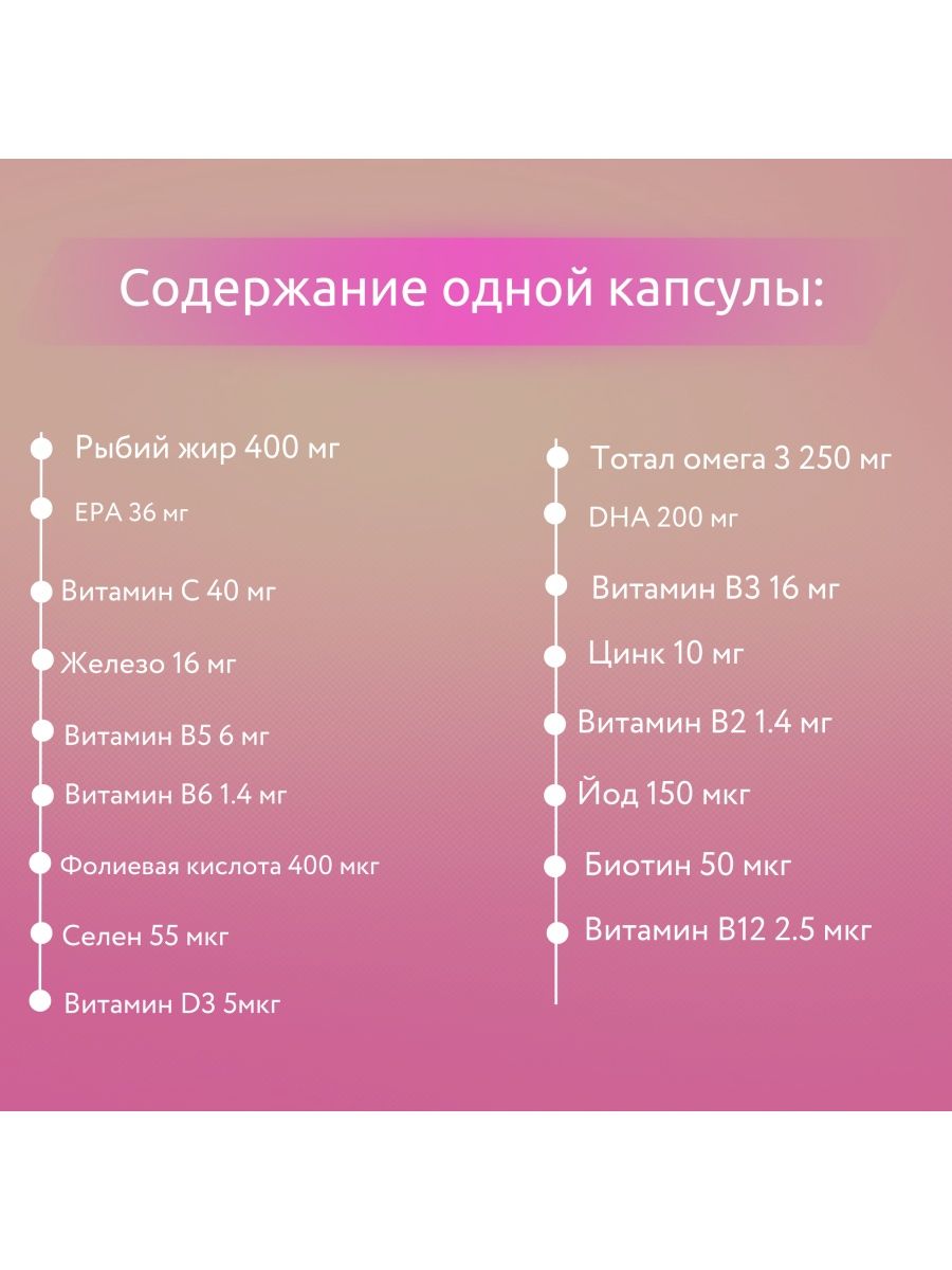 Витамины для беременных ORZAX Mummy 30 капс (Орзакс Мамми 30 капс)