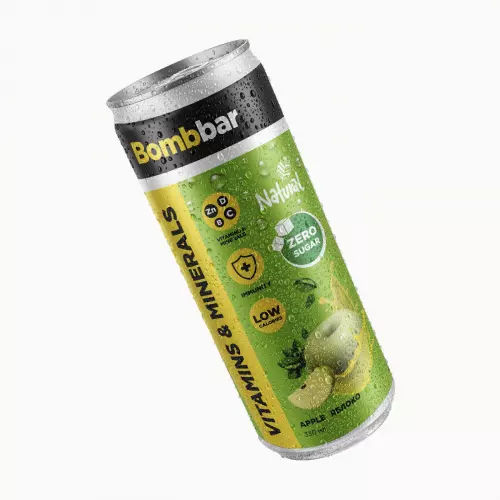 Напиток Bombbar Vitamins & Minerals 330 мл (Бомббар Витамины и минералы 330 мл) (Яблоко)