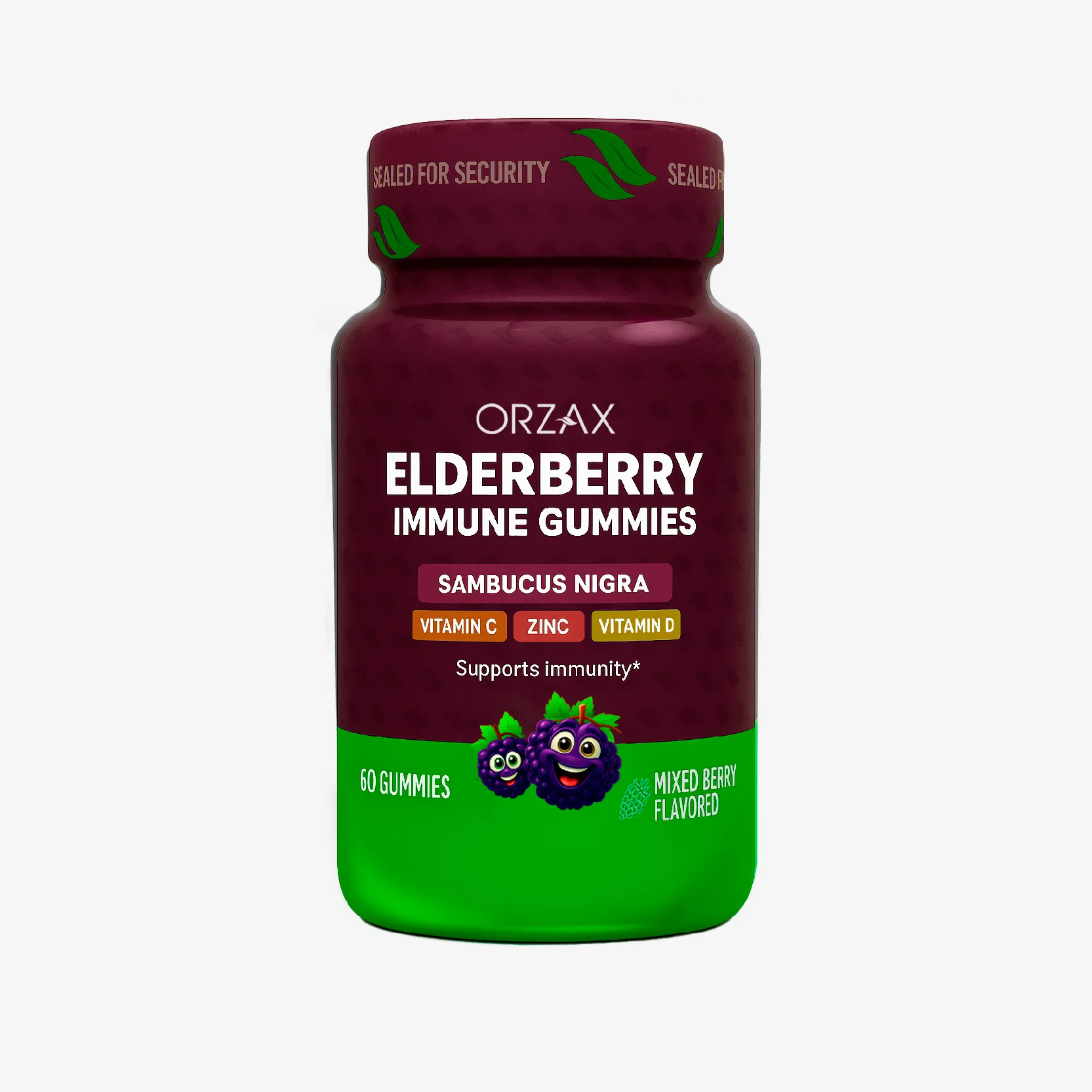 ORZAX Elderberry Immune Gummies 60 мармелад ( Орзакс Бузина 60 мармеладок)