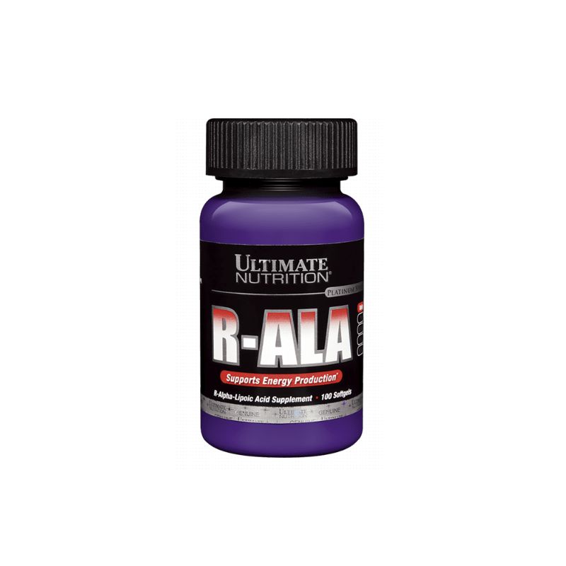 Ultimate Nutrition R-Alpha Lipoic Acid 100 софгел (Ультимат Нутришион Р-Альфа-липоевая кислота)
