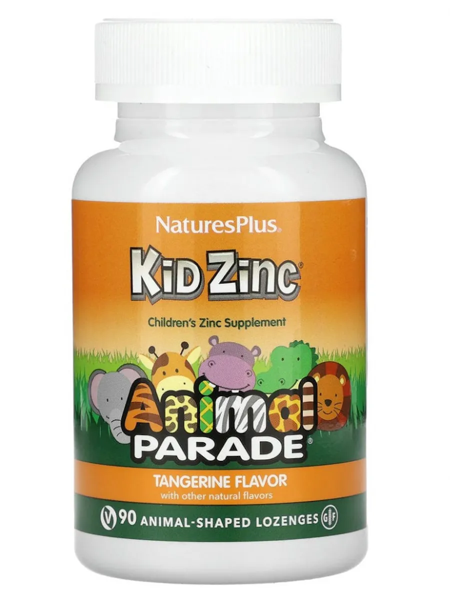 Цинк для детей Natures Plus Animal Parade Kid Zinc 90 таб (натурес Плас Цинк детский)Марка