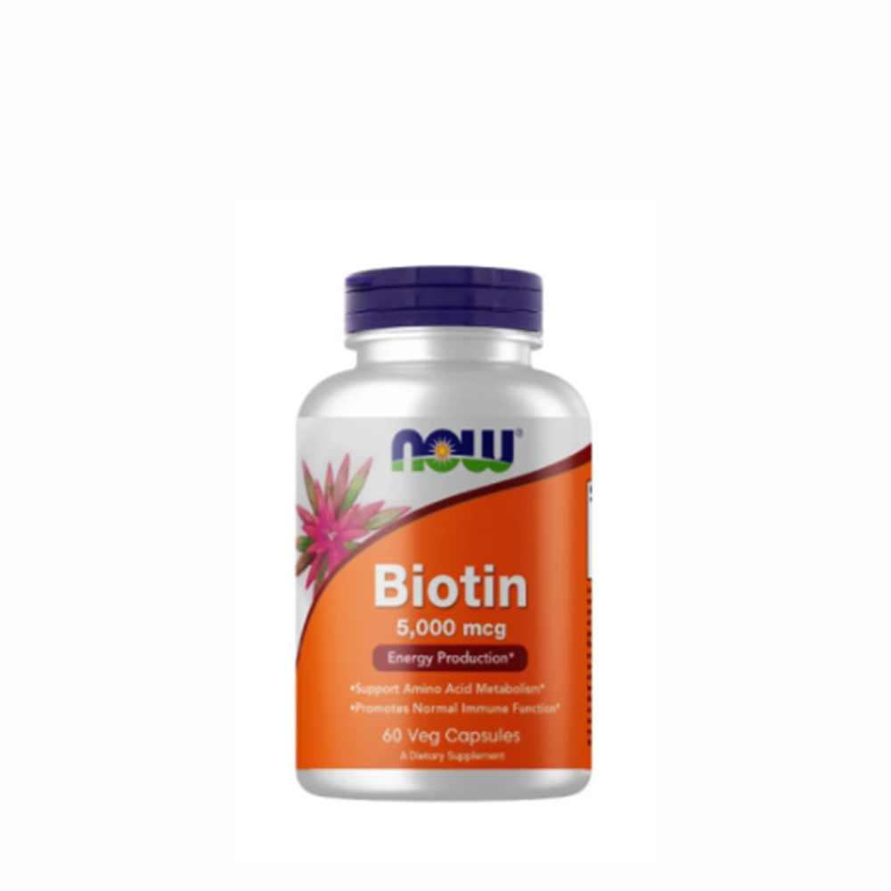 Витамин B7 (Биотин) NOW Biotin 5 мг 60 вкапс (Нау Биотин 5 мг)Марка