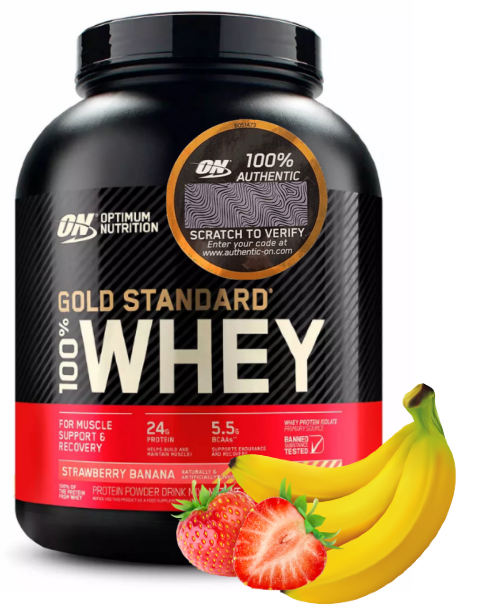 Сывороточный протеин ON 100% Whey Gold standard 2270 гр (ОН 100% Вей голд Стандард 2270 гр) (Двойной шоколад)