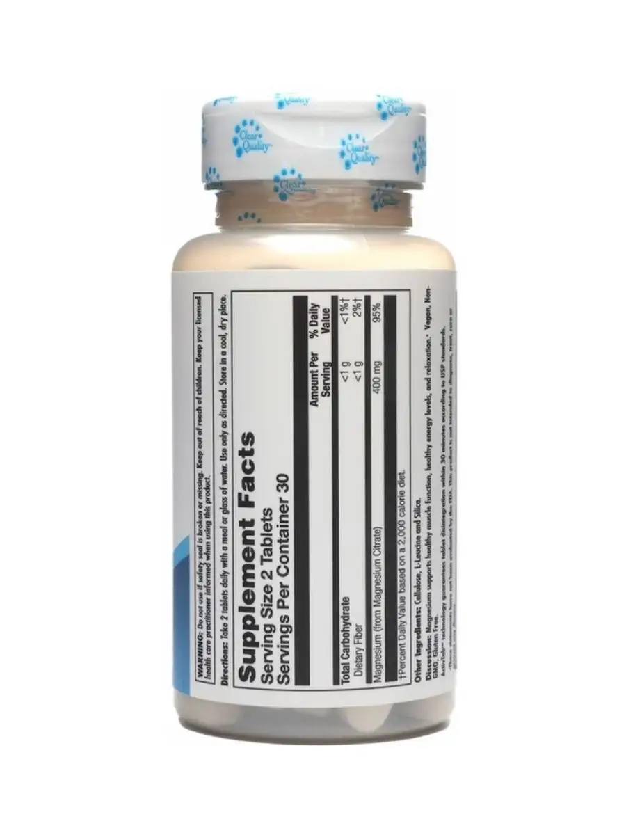 Магний KAL Magnesium Citrate 400 60 таб (КАЛ Магний Цитрат)