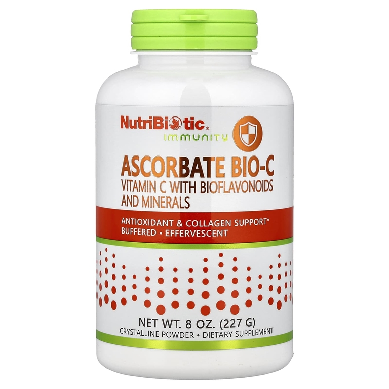 Витамин С NutriBiotic Immunity Ascorbate Bio-C 227 г (Нутрибиотик Аскорбат Био Ц 227 г )