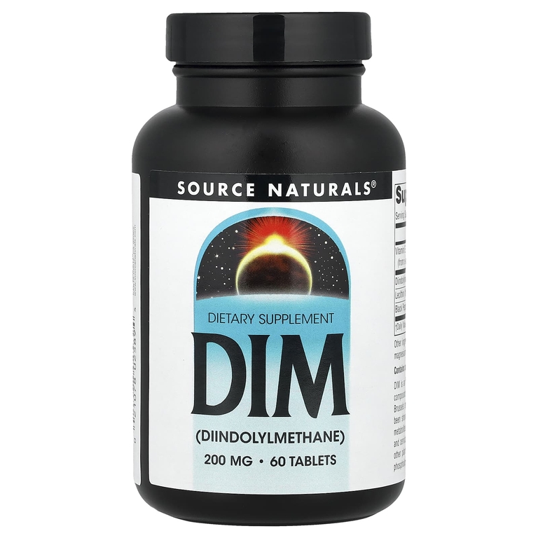 Женское здоровье Sourse Naturals DIM 200 мг 60 таб (Серджс Натуралс 200 мг 60 таб)