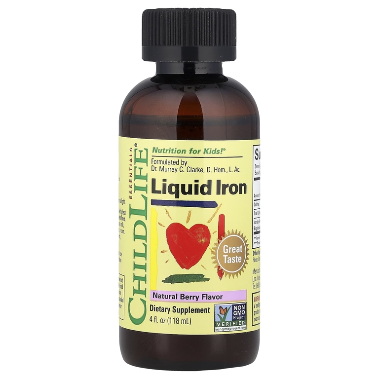 Железо ChildLife Liquid Iron 118 мл ( ЧаилдЛайф Жидкое железо 118 мл)