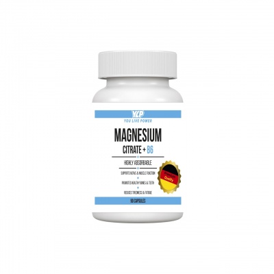 Магний YLP Magnesium Citrate + B6 90 капс (ЮЛП Магний Цитрат +Б6)