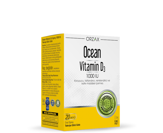 Витамин Д3 ORZAX Vitamin D3 Spray 20 мл (Орзакс Витамин Д3 Спрей 20 мл)