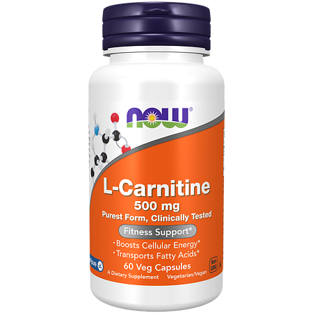 NOW L-Carnitine 500 60 капс (Нау Л-Карнитин 500 60 капс )