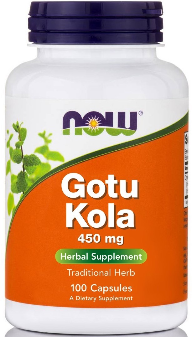 Для памяти и умственной деятельности NOW Gotu Kola 450 мг 100 капс (Нау Готу кола 450 мг)