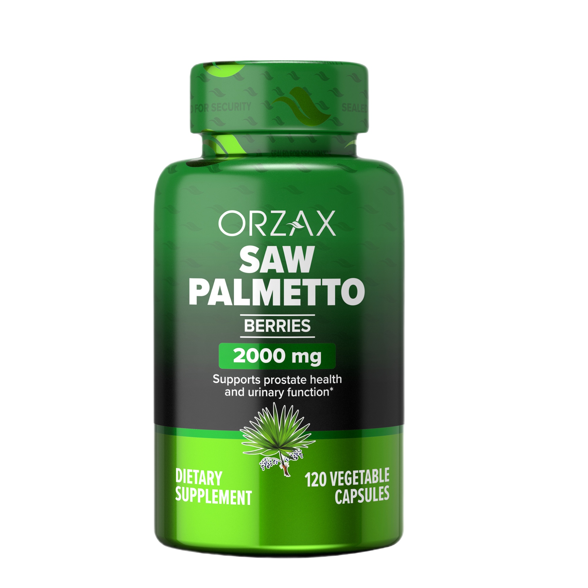 ORZAX Ocean Saw Palmetto Berries 2000 мг 120 капс (Орзакс Океан Соу Палметто Ягоды 2000 мг)