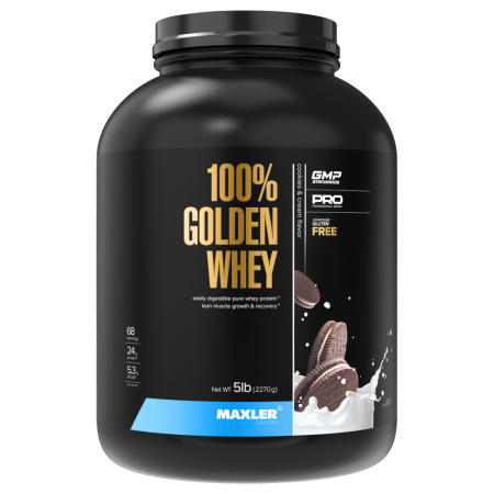Сывороточный протеин Maxler 100% Golden Whey 2270 гр (Макслер 100% Голден Вей 2270 гр)