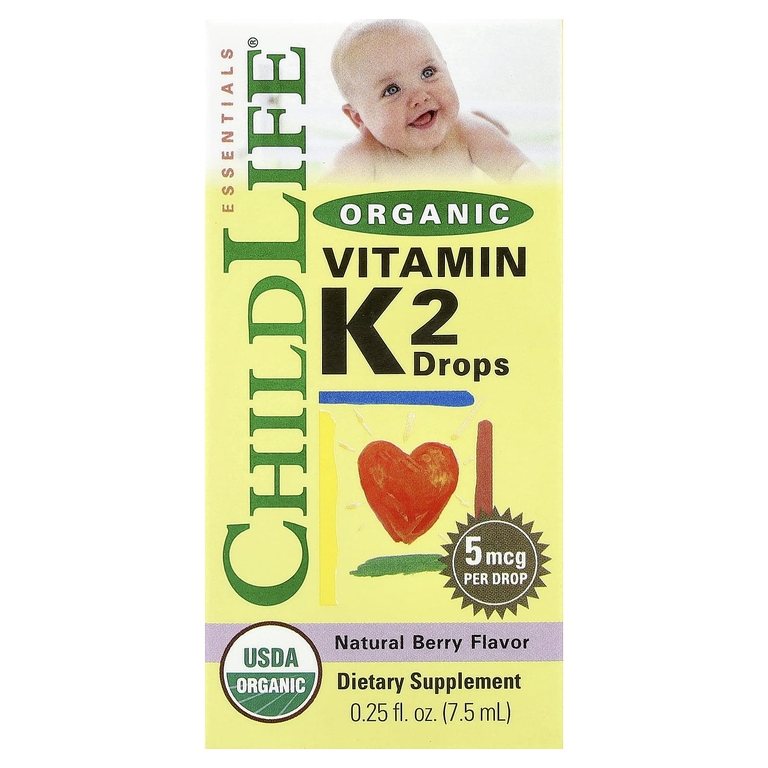 ChildLife Vitamin K2 Organic Drops 7,5 ml (ЧаилдЛайф Витамин К2 7,5 мл )