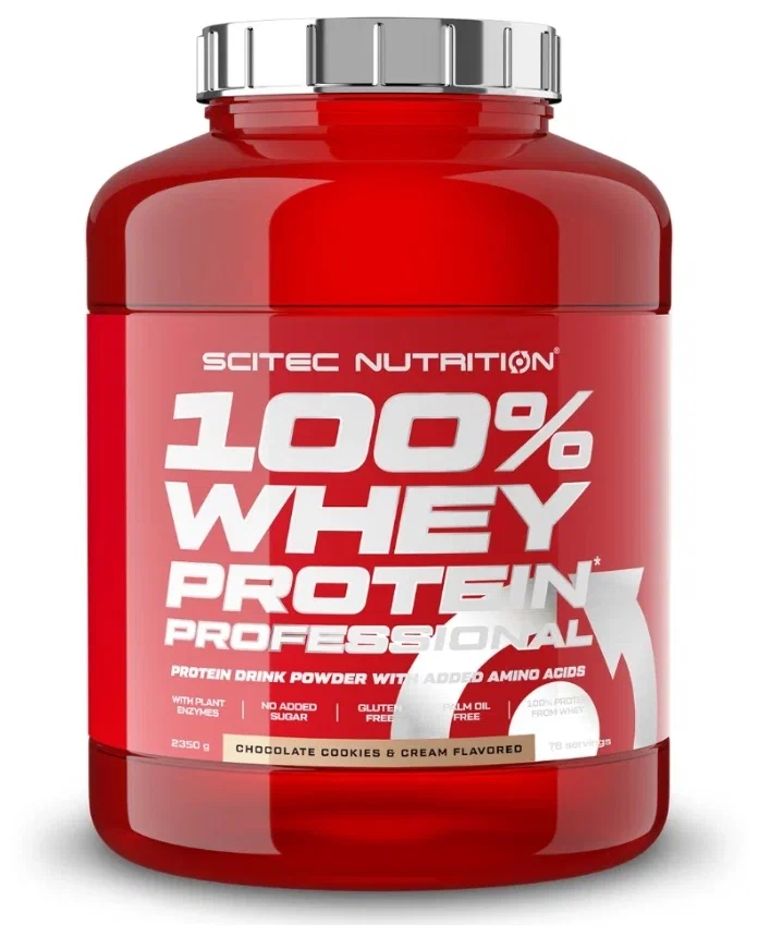 Scitec Nutrition 100% Whey Protein PROF 900 гр (Скайтек Нутришин 100% Вей Протеин Проф 900 гр)