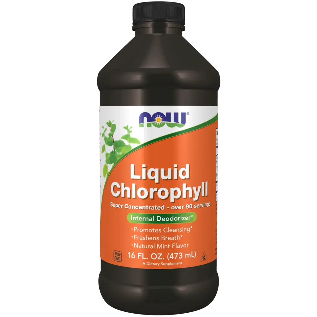 Хлорофил NOW Liquid Chlorophyll & mintl 473 мл (Нау Жидкий Хлорофил 473 мл)Марка