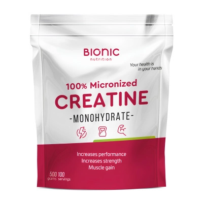 Креатин Bionic 100% Micronized Creatine Monohydrate 500 гр. (Бионик Креатин моногидрат 500 гр)