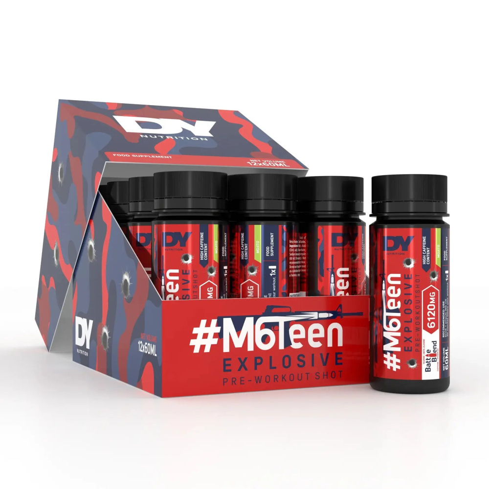Энергетик Dorian Yates M6TEEN Pre Workout Shot 60 мл (Дориан Йеитс Шот 60 мл)