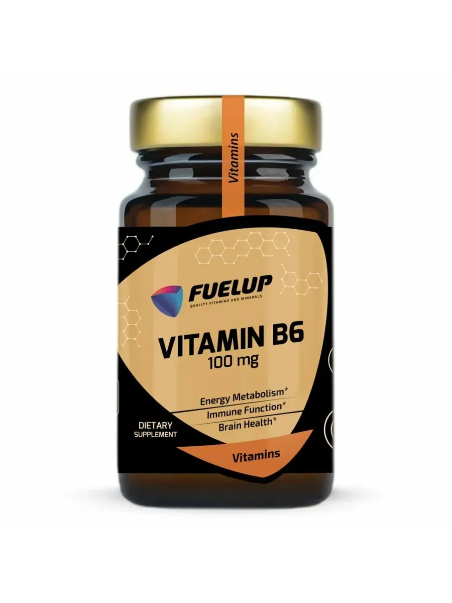 Витамин Б6 Fuel-Up Vitamin B6 100 мг 100 таб (Фул-Ап Витамин Б6 100 таб)