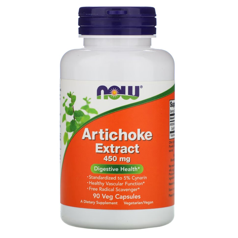 Общее укрепление организма NOW Artichoke Extrakt 450 мг 90 капс (Нау экстракт артишока 450 мг)