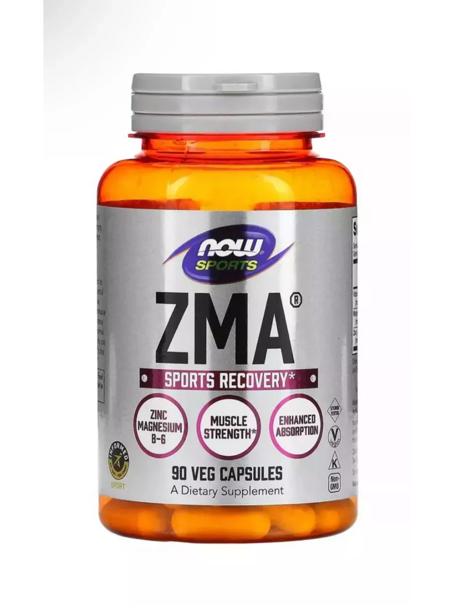 NOW ZMA 90 капс (Нау ЗМА 800 мг)Марка