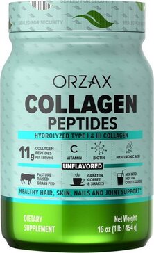 Коллаген ORZAX Collagen Peptides 454 гр (Орзакс Коллаген Пептидс 454 гр)