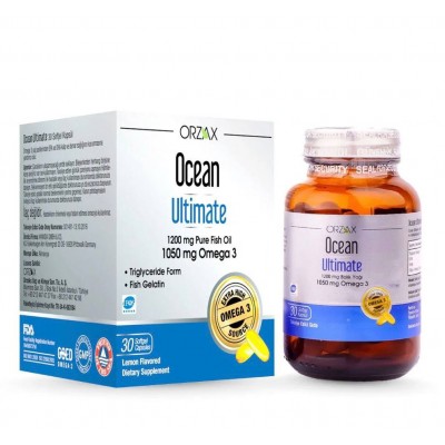 ORZAX Omega 3 Ocean Ultimate 1050 мг 30 капс (Орзакс Омега 3 Ультимейт 30 капс)