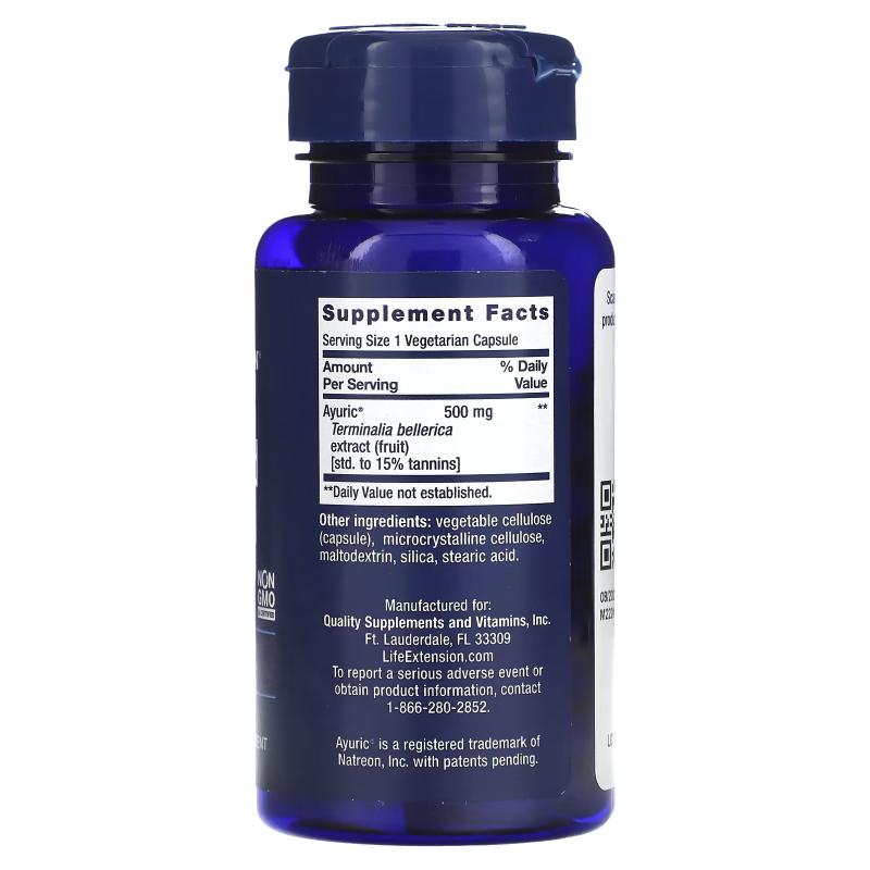 Life Extension Uric Acid Control 60 капс (Лайф Экстеншн Контроль Мочевой кислоты)