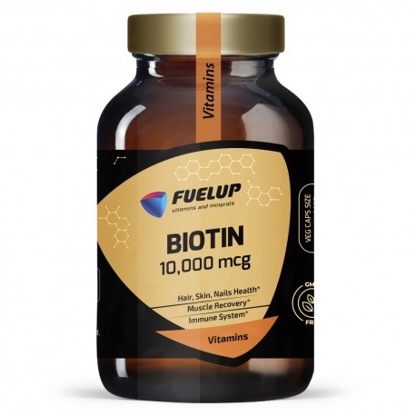 Витамин В7 (Биотин) Fuel-Up Biotin 10000 mcg 120 вкапс (Фул-Ап Биотин 10000 мкг 120 вкапс)