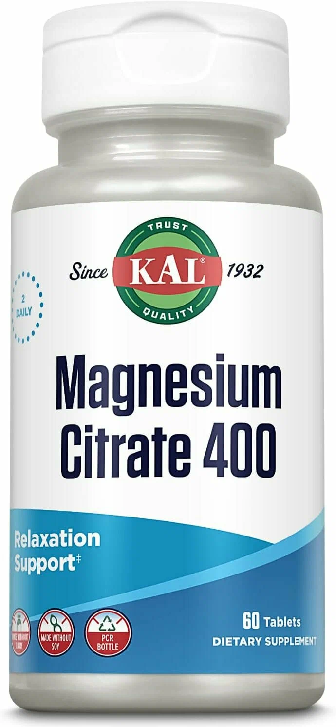 Магний KAL Magnesium Citrate 400 60 таб (КАЛ Магний Цитрат)