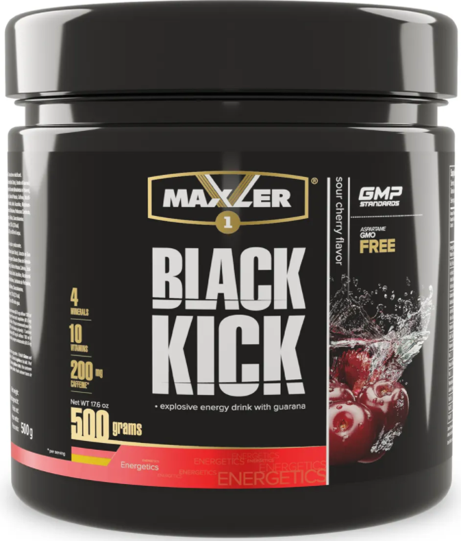 Изотоники Maxler Black Kick 500 гр (Макслер Блэк Кик 500 гр) (Вишня)