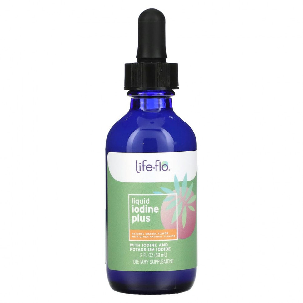 Йод Life-flo liquid iodine plus 59 мл (Лайф-фло жидкий йод плюс 59 мл)