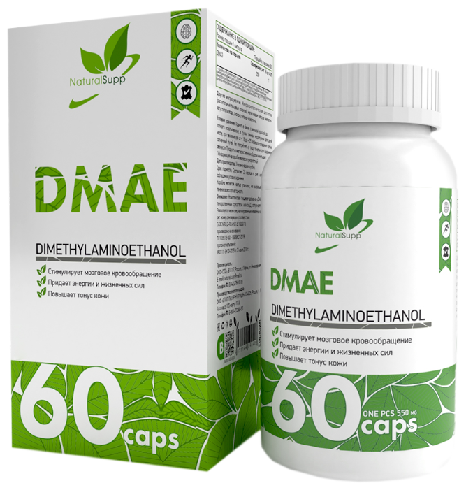 DMAE (диметиламиноэтанол) Nature Foods DMAE 60 капс (Натуре Фудс ДМАЕ 60 капс)