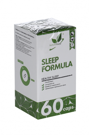 Сонник NaturalSupp Sleep Formula 60 капс (НатуралСапп Слип Формула 60 капс)