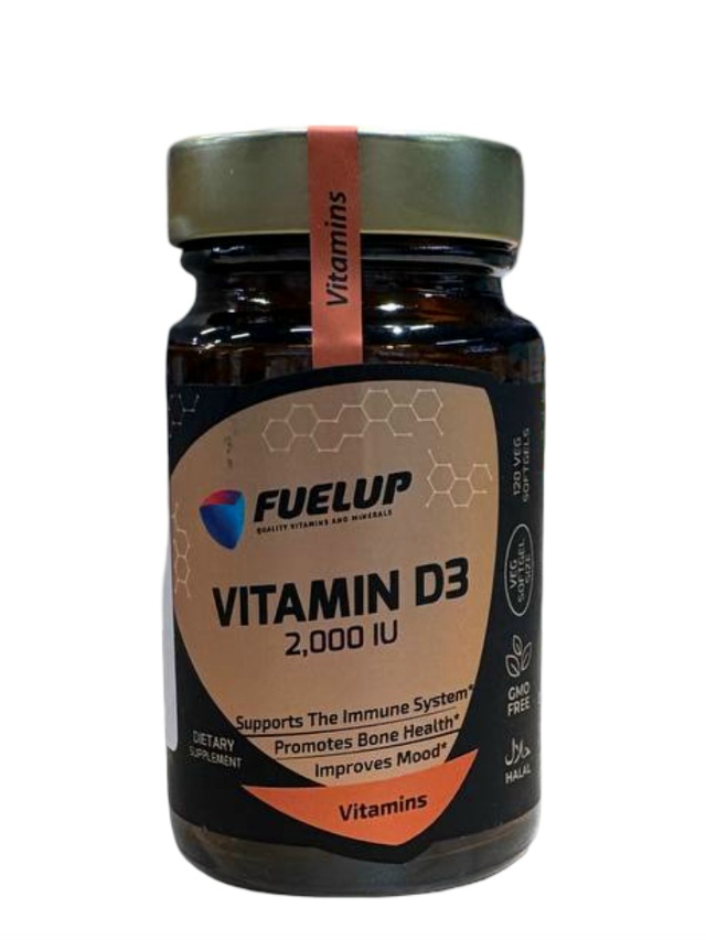 Витамин Д3 Fuel-Up Vitamin D3 2.000 МЕ 120 капс (Фул-Ап Витамин Д3 2000 120 капс) Марка