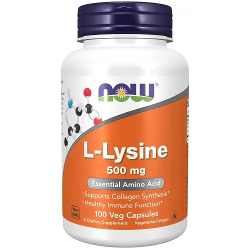 Лизин NOW L-Lysine 500 мг 100 капс (Нау Л-Лизин 500 мг)Марка