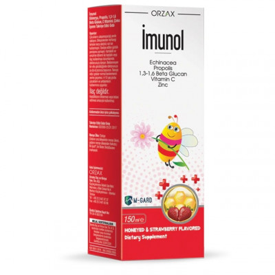 Иммуномодуляторы ORZAX İmunol Liquid Form 150 мл (Орзакс Имунол 150 мл)