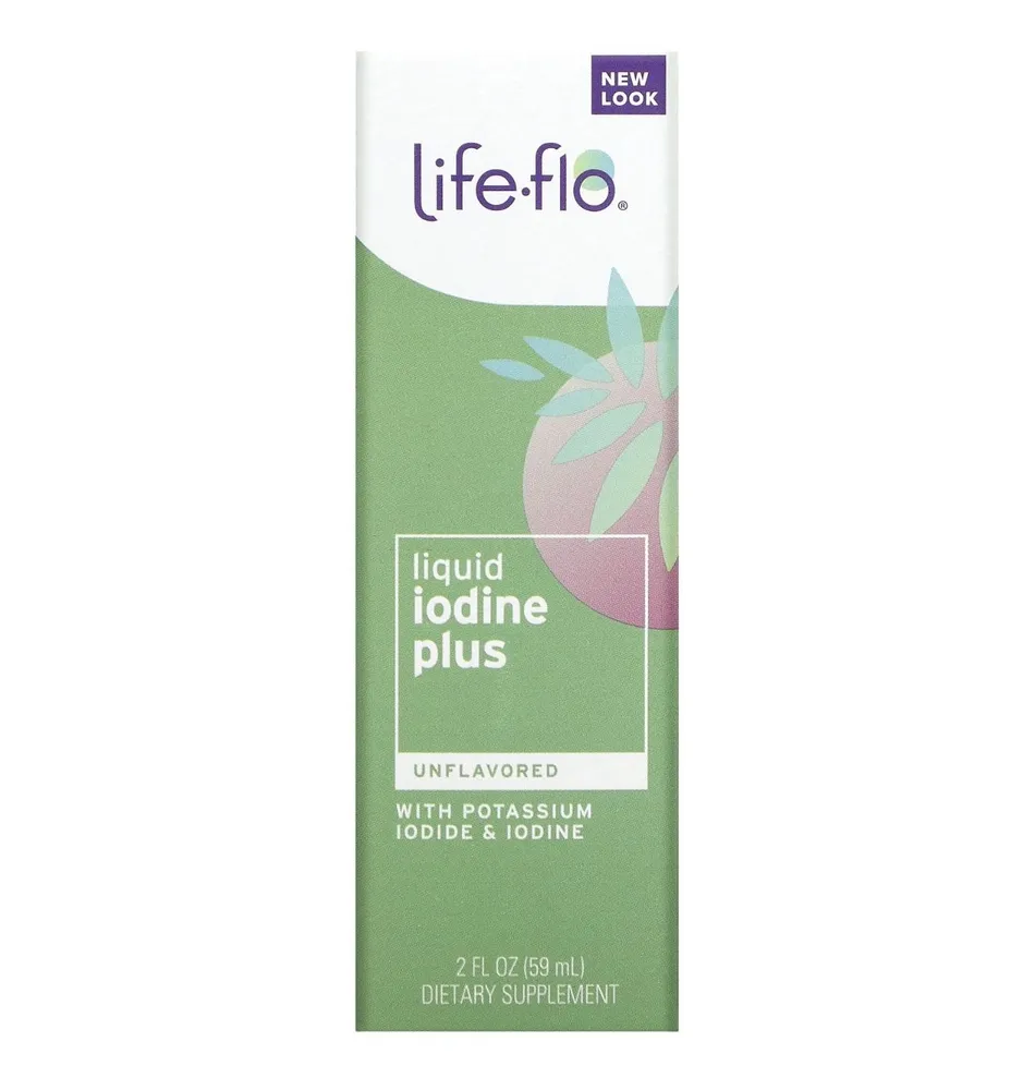 Йод Life-flo liquid iodine plus 59 мл (Лайф-фло жидкий йод плюс 59 мл)
