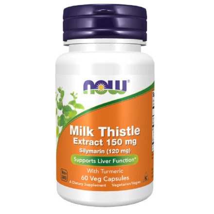 Поддержка печени NOW Silymarin Milk Thistle 150 мг 60 вкапс (Нау Силимарин из расторопши 150 мг)