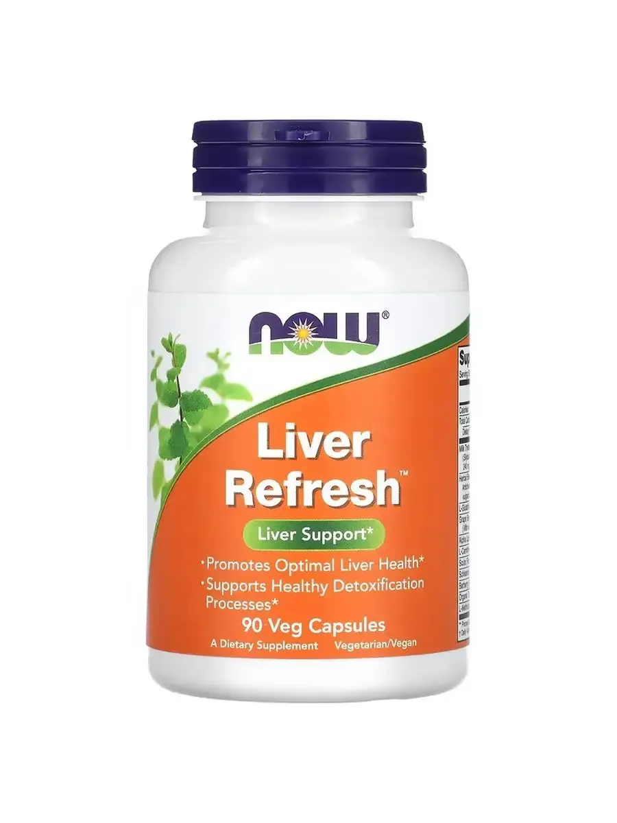 Поддержка печени NOW Liver Refresh 90 капс (Нау Обновление печени)Марка