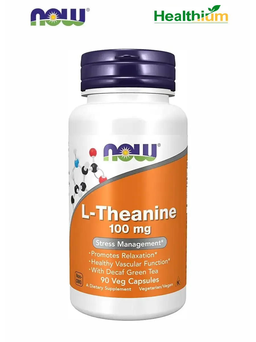 Теанин NOW L-Theanine 100 мг 90 капс (Нау Л-Теанин 100 мг 90 капс)Марка