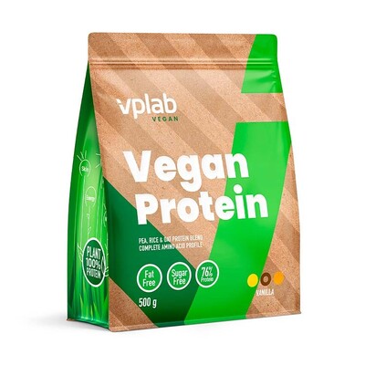 Растительный протеин VPlab Vegan Protein 450 гр (Вплаб Веган Протеин 450 гр)