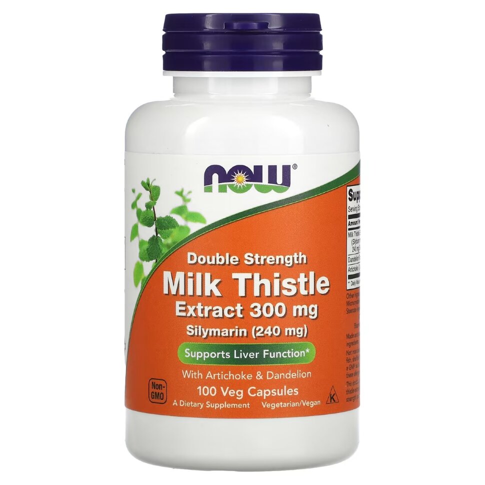 Поддержка печени NOW Silymarin Milk Thistle 150 мг 120 капс (Нау Силимарин из расторопши 150 мг)