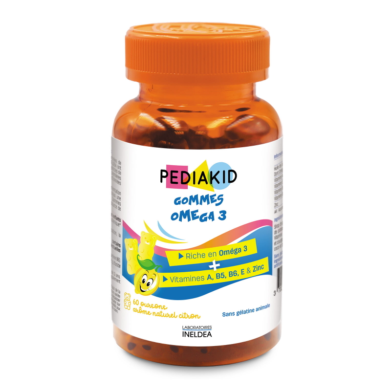 Омега 3 для детей Pediakid Commes Omega 3 60 мармеладок (Педикидс Коммес Омега 60 мармеладок)