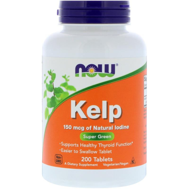 Йод NOW Kelp 150 мкг 200 таб (НАУ Йод 150 мкг 200 таб)