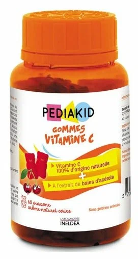 Pediakid Vitamin C 60 жев мармелад (Педикидс Витамин С 60 жев мармелад)