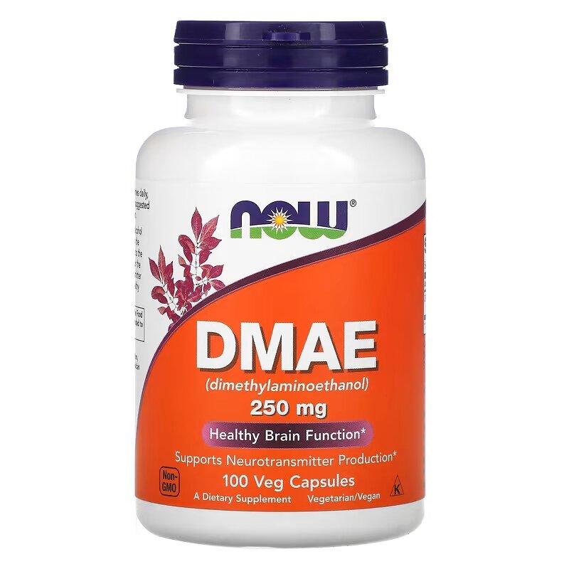 NOW DMAE 250 мг 100 капс (Нау ДМАЕ 250 мг 100 капс)