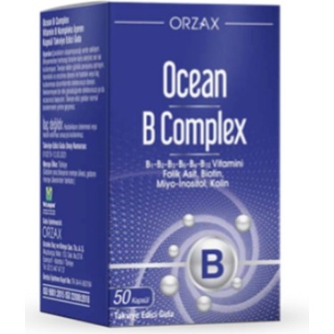 Б-комплекс ORZAX B-Complex 50 капс (Орзакс Б-Комплекс 50 капс)